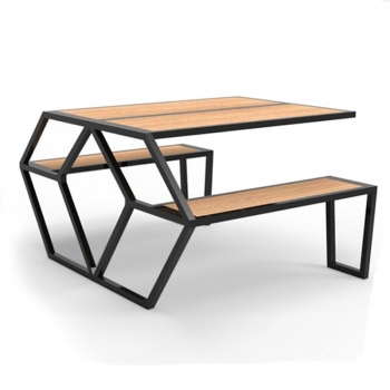 Уличный стол со скамейками "Oddmand"